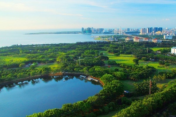 新埠島—世紀大橋—西海岸會展中心