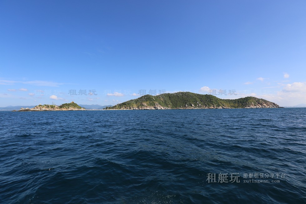 三亞旅游游艇租賃，三亞港至西島航線